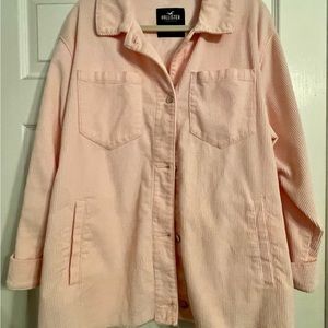 Light weight pink Corduroy jacket
